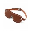 oogmasker bruinleer bdsm meester