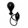 Opblaasbare buttplug met massieve kern zwart