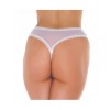 Amorable transparant wit open kruis slipje
