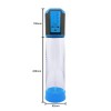 oplaadbare penispomp 20cm blauw