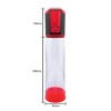 oplaadbare penispomp 20cm rood