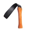 Pu leather paddle houten handvat bdsm