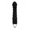 Palma Semi-realistische vibrator - zwart siliconen