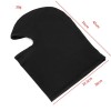 polyester bdsm hoofdmasker ooggaten zwart