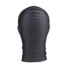 polyester bdsm hoofdmasker rits zwart