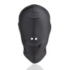 polyester hoofdmasker rits zwart