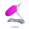 Pretty Love Abner vibrerend ei - roze oplaadbaar