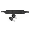 pu leren bdsm boeienset knie blad studs