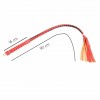 pu leren bdsm flogger zweep zwart rood