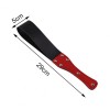 pu leren bdsm paddle zweep rood zwart