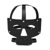 pu leren bondage masker neus oog gaten