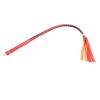 pu leren flogger zweep zwart rood
