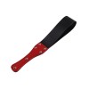 pu leren paddle zweep rood zwart