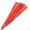 pu leren sm flogger zweep zwart rood