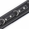 pu leren bdsm halsband kristallen