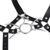 pu leren bdsm masker neusklem mondknevel