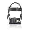 pu leren bondage hoofdmasker mondrits