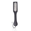 pu leren paddle diamanten zilver