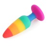 regenboog buttplug groot