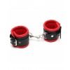 Luxe voetboeien met kussens - rood