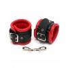 Luxe voetboeien met kussens - rood inhoud