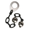 Rocks Off Love in Chains geisha ballen zwart zilver