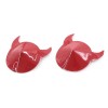 Rode tepelstickers