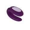 Satisfyer Double Joy duo vibrator - paars siliconen