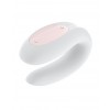 Satisfyer Double Joy duo vibrator - wit siliconen