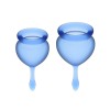 Satisfyer Feel Good menstrual cup - blauw
