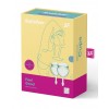 Satisfyer Feel Good menstrual cup - lichtgroen siliconen