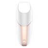 Satisfyer Love Triangle luchtdrukvibrator - wit goud