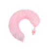 siliconen buttplug met roze staart