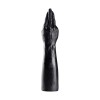 siliconen fisting dildo hand zwart