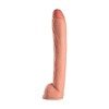siliconen realistische dildo bruin