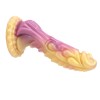 Siliconen gekleurde dildo met zuignap -dils003 