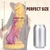 Siliconen gekleurde dildo met zuignap-dils003 