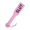 sm paddle kunst leder letters roze