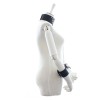 sm halsband met handboeien zwart