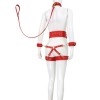 sm set halsband boeien riem rood