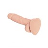 Strap-on-me realistische voorbinddildo - blank - 17,1cm siliconen
