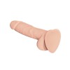 Strap-on-me realistische voorbinddildo - blank - 19cm siliconen