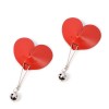 tepel toys bedekking leder harten bal rood