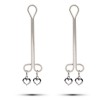 Metalen tepelklemmen hartjes hanger