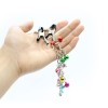 Tepelklemmen met ketting en gekleurde balletjes