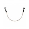 Tepelklemmen met ketting zwart bdsm  sm