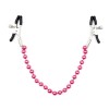 Tepelklemmen rose kralenketting sextoys