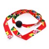 Tropische siliconen ball gag
