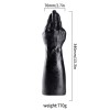 siliconen fisting dildo hand zwart sex