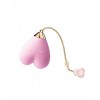 Zalo Baby Heart vibrerend ei - violet siliconen